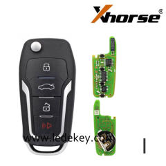 XHORSE XNFO01EN Wireless Universal Remote Key 4 Button