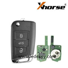 Xhorse XSDM04EN  MQB Keyless Smart Remote Key 3 Button