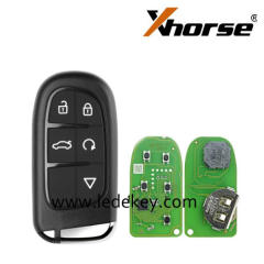 Xhorse XSJP01EN XM38 Series Keyless Smart Remote Key 5 Button For Jeep Type