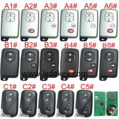 Xhorse XSTO03EN Keyless Smart Remote Key For Toyota Lexus XM38 Smart Key Support 4D 8A 4A Chip  (Please choose model )