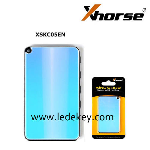 Xhorse XSKC05EN King Card Key Universal Smart Remote 4 Buttons