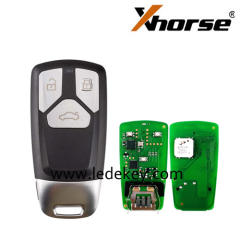 Xhorse XSMA41EN MLB Remote Key A.D A4 Model PCB + with 3 Buttons Key Shell