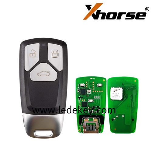 Xhorse XSMA41EN MLB Remote Key A.D A4 Model PCB + with 3 Buttons Key Shell