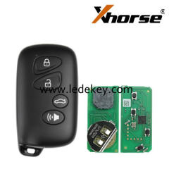 Xhorse XSTO03EN Keyless Smart Remote Key 4 Button For Toyota Lexus XM38 Smart Key Support 4D 8A 4A Chip
