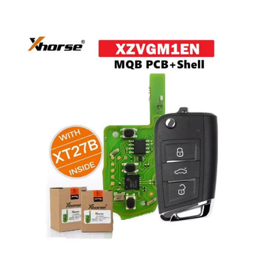 Xhorse XZVGM1EN PCB Board For Volkswagen Remote Key + With Key Shell