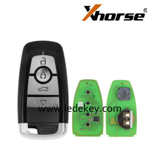 Xhorse XSFO02EN XM38 Series Keyless Smart Remote Key 4 Button For Ford Style