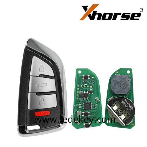 Xhorse XSDFX2EN Keyless Smart Remote Key 4 Button Knife Style