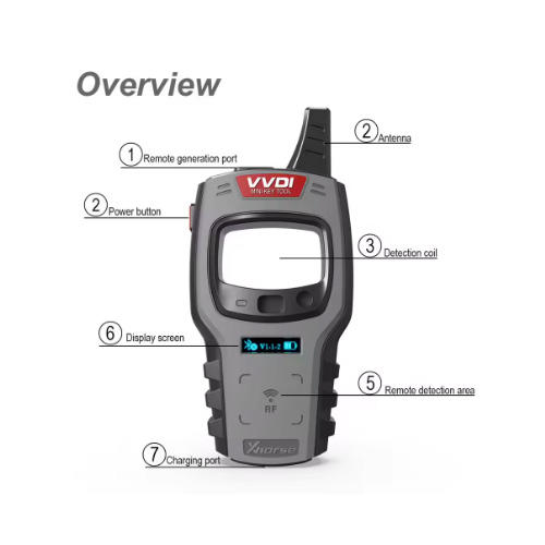 Xhorse VVDI Mini Key Tool Automotive Remote Key Programmer  For lOS Android  Global Version