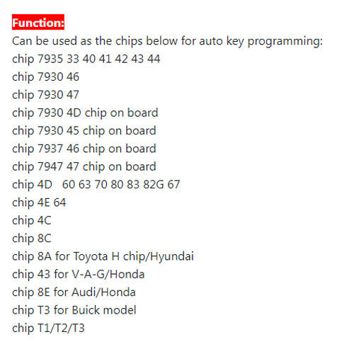 For Xhorse VVDI Super Chip XT27A Transponder
