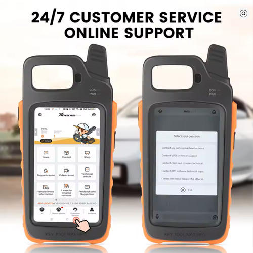 Xhorse VVDI Key Tool Max Pro with Mini OBD Tool Functions Support Voltage and Leakage Current Multi-Language Remote Programmer
