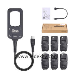 Xhorse VVDI BEE Key Tool Lite Car Key Programmer Tool Frequency Detection Transponder Clone Work on Android Phone With 6pcs B5 Wired Remotes