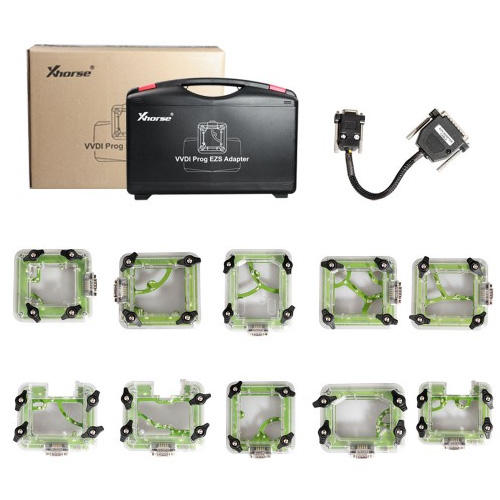 Xhorse Benz EZS/EIS Adapter Full Kit 10pcs for VVDI Prog, Multi Prog, VVDI MB, Key Tool Plus, Mini Prog