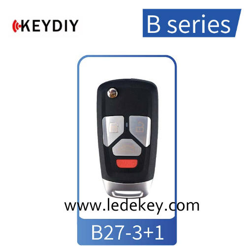 B27 3+1 Button KEYDIY Universal Control Remote Key