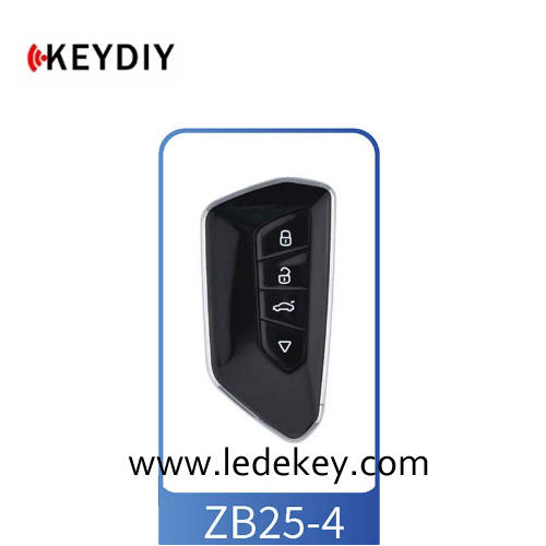 ZB25 4 Button KEYDIY Universal Control Remote Key