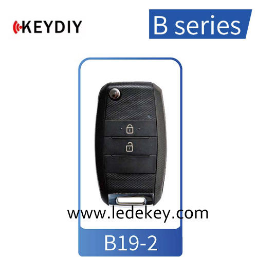 B19 2 Button KEYDIY Universal Control Remote Key
