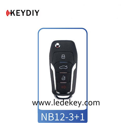 NB12 3+1 Button KEYDIY Universal Control Remote Key