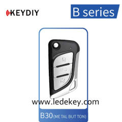 B30 METAL Button KEYDIY Universal Control Remote Key