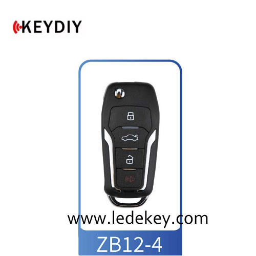 ZB12 4 Button KEYDIY Universal Control Remote Key