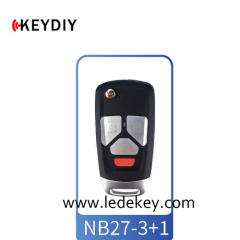 NB27 3+1 Button KEYDIY Universal Control Remote Key