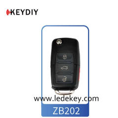 ZB202 3+1 Button KEYDIY Universal Control Remote Key