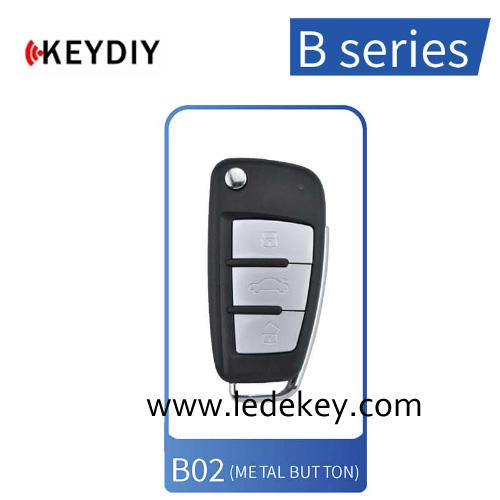 B02 METAL Button KEYDIY Universal Control Remote Key