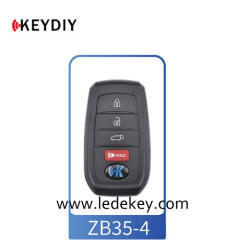 ZB35 4 Button KEYDIY Universal Control Remote Key