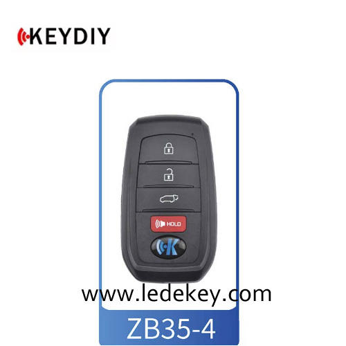 ZB35 4 Button KEYDIY Universal Control Remote Key