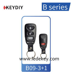 B09 3+1 Button KEYDIY Universal Control Remote Key