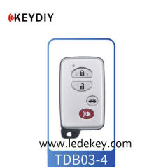 TDB03 4 Button KEYDIY Universal Control Remote Key