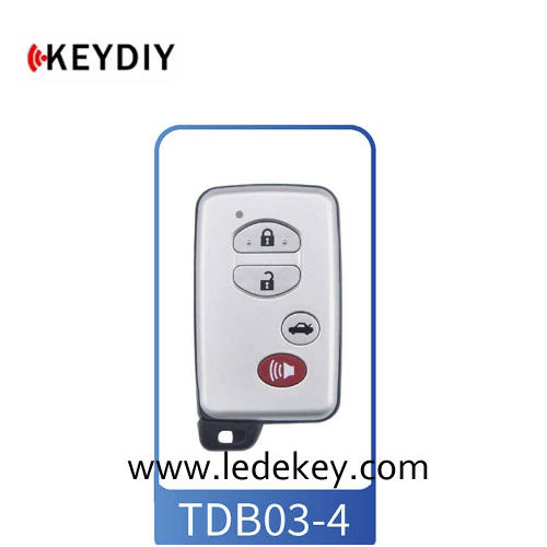 TDB03 4 Button KEYDIY Universal Control Remote Key