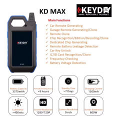KEYDIY KD Max Key Programmer Remote Maker Unlocker and Generator Transponder Cloning Device Support Multi Language