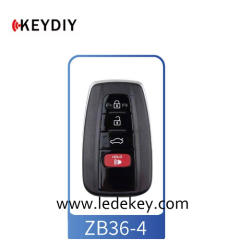 ZB36 4 Button KEYDIY Universal Control Remote Key