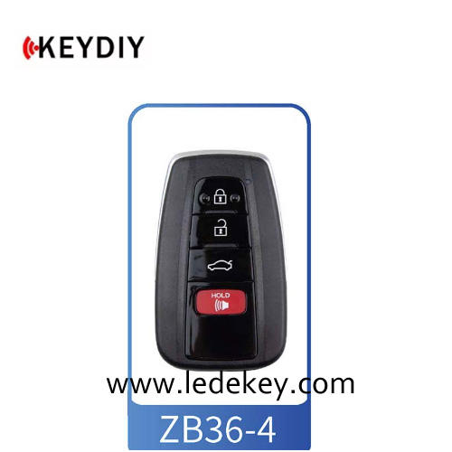ZB36 4 Button KEYDIY Universal Control Remote Key