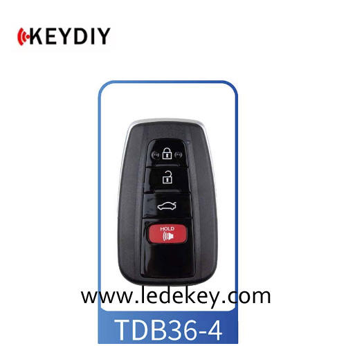 TDB36 4 Button KEYDIY Universal Control Remote Key