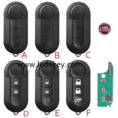 2/3 Buttons Flip Remote Key 433Mhz 4A chip FCCID : A2C86460000 For Fiat Dodge With SIP22 Blade (Please choose model )