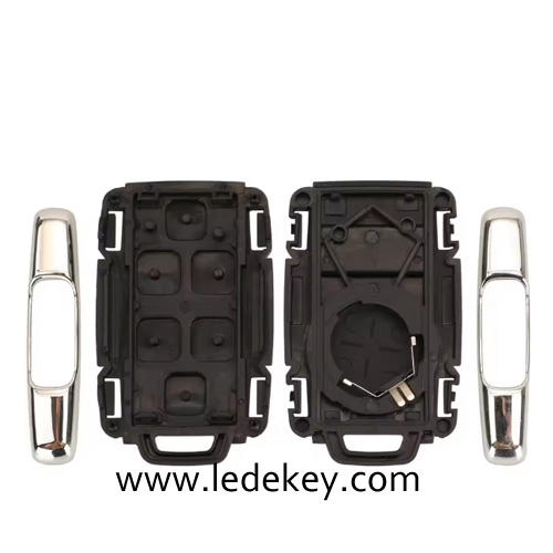 For Chevrolet GMC remote key shell with logo,the side part is silver color (Please choose model )