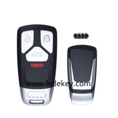 For Audi 4 button remote key shell  with Logo