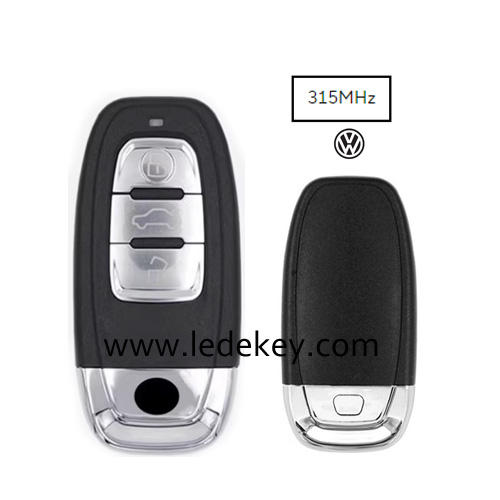 For VW Phideon 3 button Keyless Go 754J remote key 315MHZ