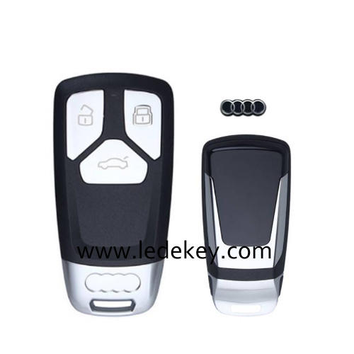 For Audi 3 button remote key shell  with Logo