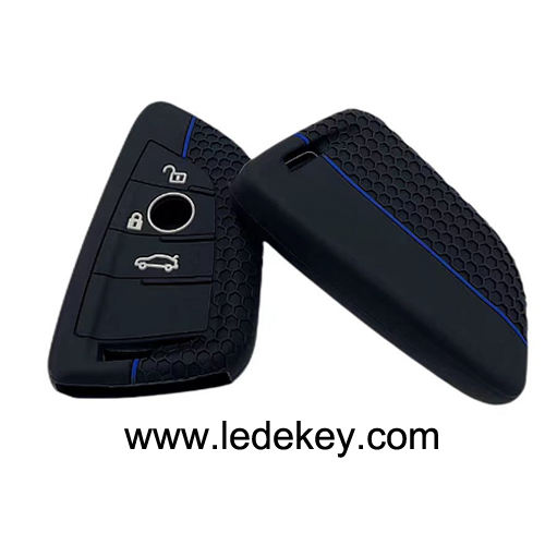 3 buttons Silicone key cover for BMW