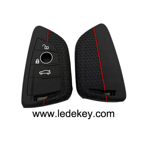 3 buttons Silicone key cover for BMW