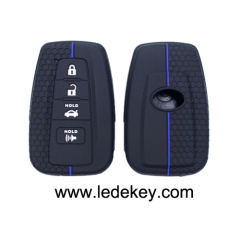4 buttons Silicone key cover for Toyota