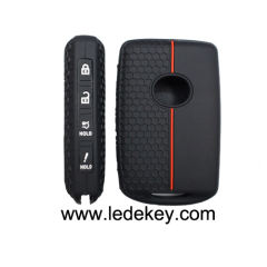 4 buttons Silicone key cover for Mazda