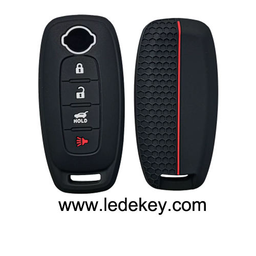 4 silicone key cover for Nissan