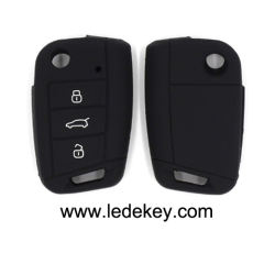 3 silicone key cover for VW