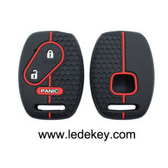 2+1 button Silicone key cover for Honda