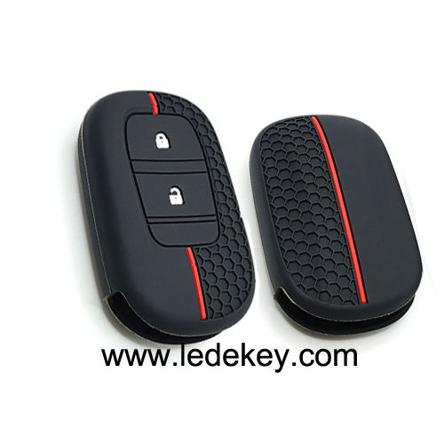 2 button Silicone key cover for Honda