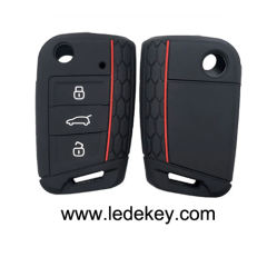 3 silicone key cover for VW