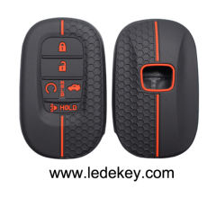 5 button Silicone key cover for Honda