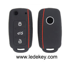 3 silicone key cover for VW